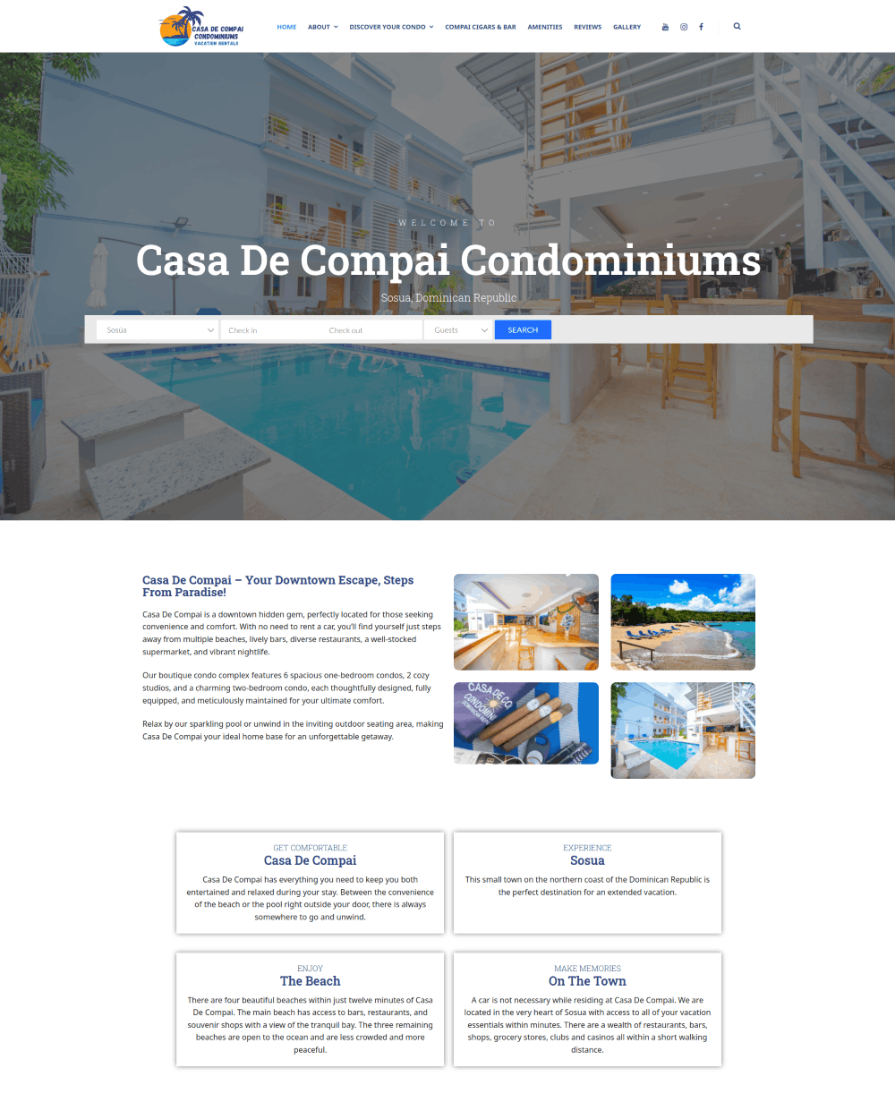 Industrial website homepage design