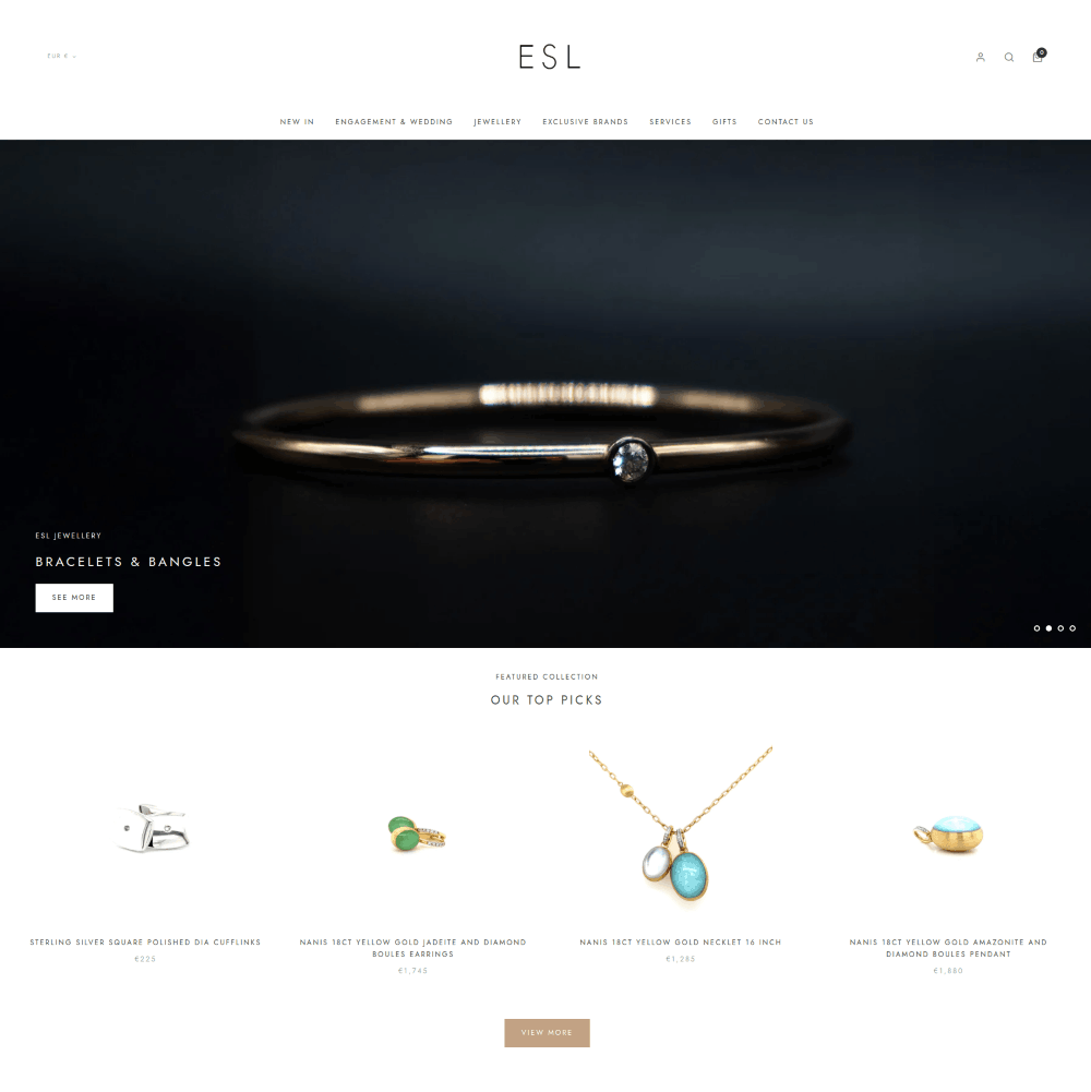 Luxury jewellery store design